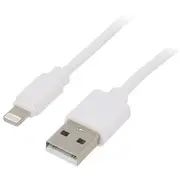 Gembird Usb Male - Apple Lightning 1M White  Cc-Usb2-Amlm-W-1M 8716309099394
