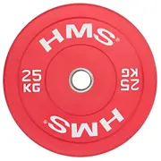 Hms Fitness Cbr25 1 pcs Olympic Bumper weight disc  17-61-024 5907695520729 Wlononwcrdwhi