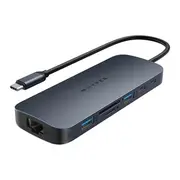 Hyper  Hyperdrive Ecosmart Gen.2 Universal Usb-C 10-In-1 Hub with 140 W Pd3.1 Power Pass-Thru Ethernet Lan Rj-45 ports 1 Hdmi quantity Hd4005Gl 6941921149079