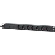 Intellinet 715140 energosadales vienība, Pdu 7 Maiņstrāvas izvade -S 1U Melns  0766623715140
