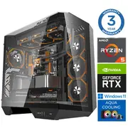 Intop Aqua Ryzen 5 9600X 32Gb Ddr5 1Tb Ssd M.2 Nvme Rtx5070 12Gb Win11  7777411544134 Rw44134Wh