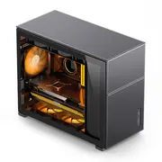 Jonsbo D31 Mesh Micro-Atx Case, Tempered Glass - black  Black 6970620552477 Wlononwcrab35