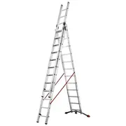 Kāpnes kombinējamās S100 Hailo Profilot / alumīnija 3X12 pakāpieni  039312507 4007126025029