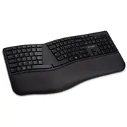Kensington Pro Fit Ergo Wireless Keyboard - Tastatur kabellos 2.4 Ghz, Bluetooth 4.0 Deutsch Schwarz  K75401De 5028252602655 382470