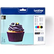 Brother Lc-123Valbp tintes kārtridžs 4 pcs Oriģināls Melns, Tirkīzzils, Fuksīns, Dzeltens  Lc123Valbp 5014047563225