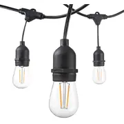 Led āra dārza 1M virtene dārzam un terasēm E27 spuldzēm  2000002003687