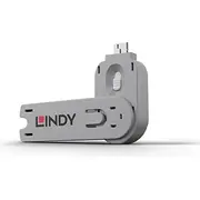 Lindy Usb A Port Blocker Key, White  40624 4002888406246 283353