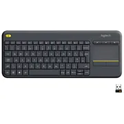 Logitech Wireless Touch Keyboard K400 Plus - Tastatur drahtlos 2.4 Ghz Schweizer Schwarz  920-007133 5099206059313 1031703