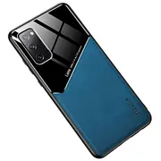 Mocco Lens Leather Back Case Aizmugurējais Ādas Apvalks Priekš Xiaomi Mi 11 Zils  Mo-Lc-Xia-Mi11-Bl 4752168099551