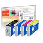 Peach Pi200-637 ink cartridge 4 pcs Black, Cyan, Magenta, Yellow  7640182381745 Wlononwcrpufy