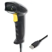 Qoltec 50876 Laser scanner 1D  Usb Black 5901878508764 Ursqocczk0015