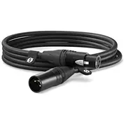 Røde Xlr3M audio cable 3 m Xlr Black  O698813009930 0698813009930 Wlononwcrggb9