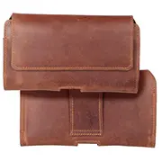 Riff universāls Ādas jostas maciņš viedtālruņiem no 5,7Quot - 6,3Quot Brown  Rf-Leather-6.3/Br 4752219015530