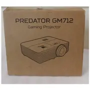 Sale Out. Acer Predator Gm712 Projector, Dlp, 4K Uhd, 4000Lm, 20000/1, Hdmi, Black  Uhd 3840 x 2160 3600 Ansi lumens Used Mr.jux11.001So 2000001388099