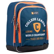 Skolas mugursoma Smart H-55 College League, zila  550-05774 4823091913594