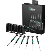 Skrūvgriežu komplekts elektronikai ar statīvu 2035/6 118150 Wera  Wer/118150