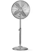 Standing Fan Nedis 50W Chrome  Fnst20Ecr40 5412810291106 Wlononwcriajo