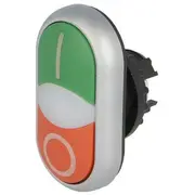 Switch double 22Mm Stabl.pos 1 green/red M22-Fled,M22-Led  M22-Ddlgrx1/Xo M22-Ddl-Gr-X1/X0