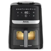 Tefal Easy Fry Silence Ey5568E0 fryer Single 5 L Stand-Alone Hot air Black, Stainless steel  3045387293819 Agdteffry0054