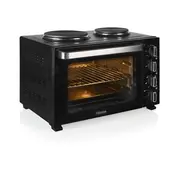 Tristar Convection Oven with 2 Hot Plates  Ov-3670 35 L 3200 W Black 8711658523842