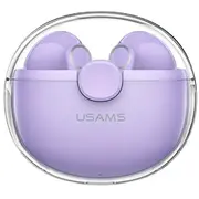 Usams Słuchawki Bluetooth 5.1 Tws Bu series bezprzewodowe fioletowy purple Bhubu02  6958444989440