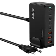 Wozinsky Wsl-440 440W Gan Qc3 Charging Station - Black  5907769385070