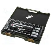 Wrench-Set 6-Angles,Inch,Socket spanner 1/2,1/4 56Pcs.  Pr23294 23294