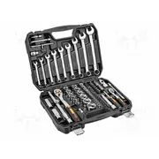 Wrench-Set 6-Angles,Socket spanner 1/2,1/4 82Pcs.  Neo-10-058 10-058