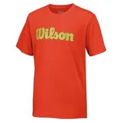 Zēnu Kokvilnas T-Krekls Script Fiesta / Green Glow Wilson Wra752503  97512267267 Wra752503Lg