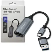 4K video uztveršanas karte  Adapteris Usb-C / Usb-A Hdmi 30Hz Alumīnija korpuss Eb578558522 310000236276