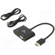 Adapter 4K,Full Hd 1080P,Uhd 2160P 0.15M black  A-Hdmim-Hdmifvgaf A-Hdmim-Hdmifvgaf-01