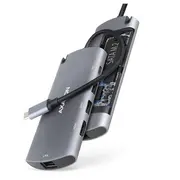 Axagon Usb-C Combo 6In1 hub Hmc-6M2  8595247905796 Aiaxnohmc6M2001