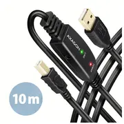 Axagon  Usb repeater cable, 10 m Adr-210B Type A - B 8595247907196