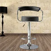 Bāra krēsls Leon 51X47Xh90-108Cm, melns  27769 4741243277694