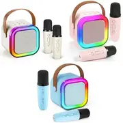 Blackmoon K12 Bluetooth Karaoke skaļrunis ar 2 mikrofoniem Rgb Mix colors  9202318424238