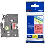 Brother Tze431 tape black/red 12Mm 8M  4977766686242