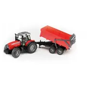 Bruder Massey Ferguson Tractor with trailer  02045 4001702020453