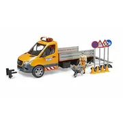 Bruder Mb Sprinter pilsētas transportlīdzeklis ar gaismas un skaņas moduli, vadītāju piederumiem, 02677  4080202-2310 4001702026776