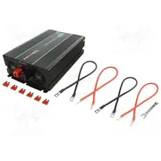 Converter Dc/Ac 2Kw Uout 230Vac 12Vdc 210X330X90Mm Ppeak 4Kw  Qoltec-51935 51935