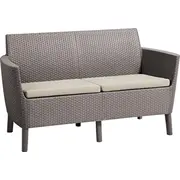 Dārza dīvāns divvietīgs Salemo 2 Seater Sofa bēšs  29209038587 8711245158174