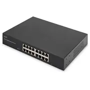 Digitus 16-Port Gigabit Switch, 19 inch, Unmanaged  Dn-80112-2 4016032498490 Wlononwcrow22