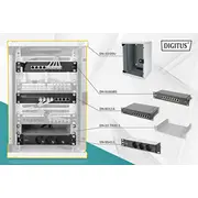 Digitus  Network Set - 254 mm 10 9U, 312 x 300 Dn-10-Set-2 Grey 4016032455370