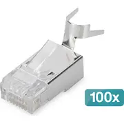Digitus Modular Plug for Round Cable, Cat 6A, shielded - 100 pieces  Ak-219604-100 4016032494997