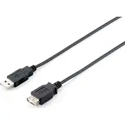 Equip 128851 Usb kabelis 2.0 3 m A Melns  4015867164730 87091