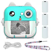 Extralink Epp-004 Blue  Mini thermal printer with camera 3 rolls of paper, 2.5 Lcd screen, Bluetooth, Usb-C, 1000 mAh Ex.34284 5906168634284 Spc-Am-Oth-13698