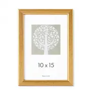 Foto rāmis, plastmasas, A6, 10 x 15 cm, zelta krāsā  200-13767 4770590037804