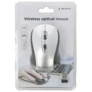 Gembird Musw-4B-02-Bs Wireless Black Silver  8716309103893