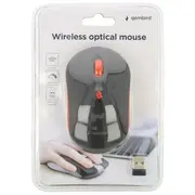 Gembird Musw-4B-03 Wireless Black Red  Musw-4B-03-R 8716309103909