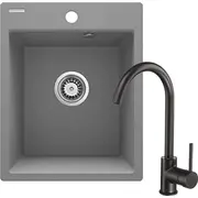 Granite sink with 1-Bowl faucet  Zrcbs103 5907650868255 Wlononwcrfwts