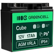 Green Cell Agm Vrla 12V 17Ah maintenance-free battery for mower, scooter, boat, wheelchair  Agm51 5907813966507 Zsigceaku0049